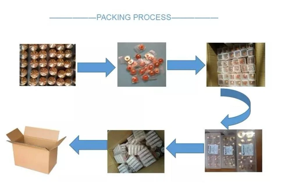 فوهة القطع بالليزر عالية السرعة D28 فوهة ليزر الألياف D32 مع جميع أنواع إمدادات المصنع المسلسل 6